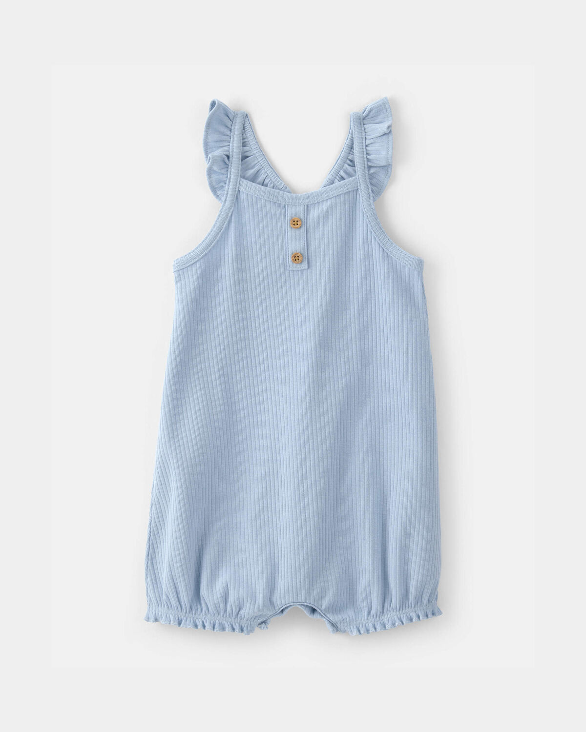 Baby Girl Sleeveless Romper - Blue | Carter's | Carter's Inc