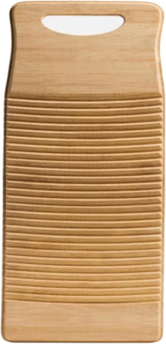 Anti-Slip Wooden Washboard,Easy to Use,Laundry Cleaning Board with Hanging Hole,Easy to Storage,Durable Scrub Board Washing Board for Laundry Room | Amazon (US)