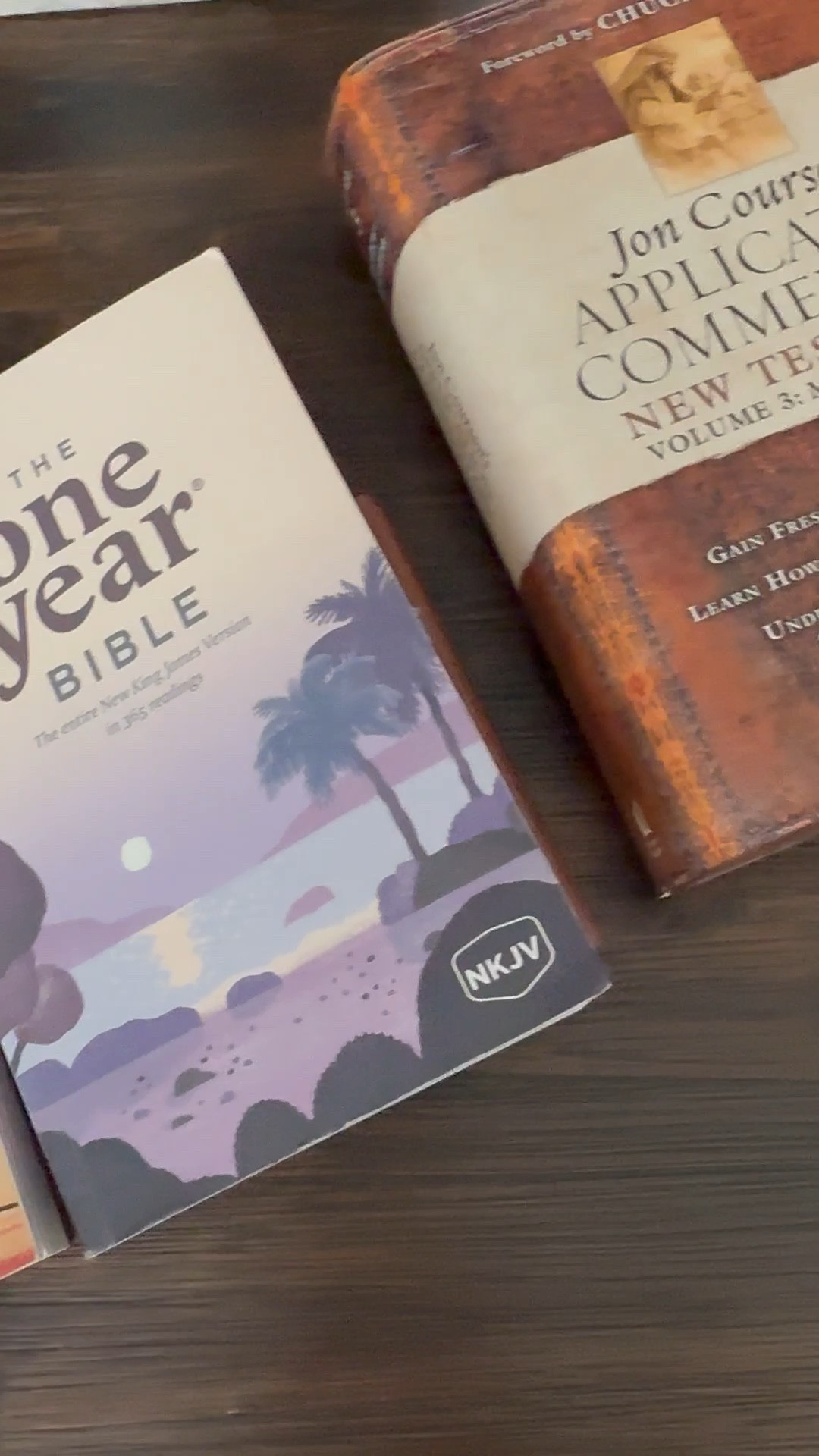 Not sure why I waited so long to finally invest in a Bible commentary, but this is so awesome my love my new set up. Highly recommend all 3. Remember, we are to store our treasures in heaven not here on earth. ￼

#LTKmorningroutine #LTKmomlife #LTKdayinmylife