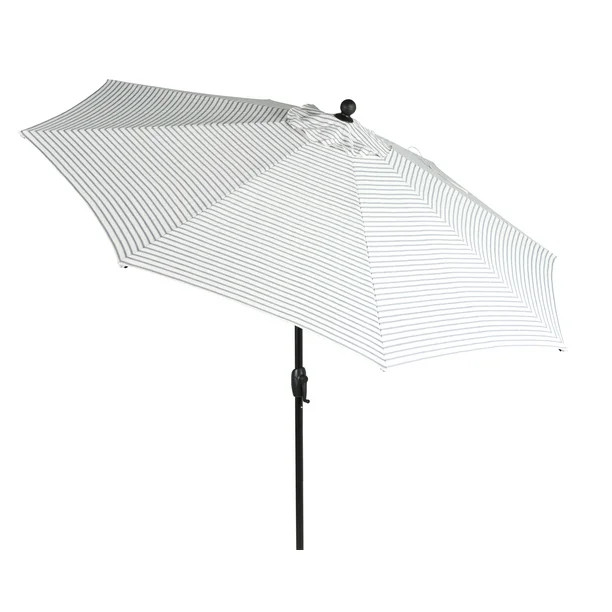 Better Homes & Gardens 9' Outdoor Market Patio Umbrella, Ticking Stripe | Walmart (US)