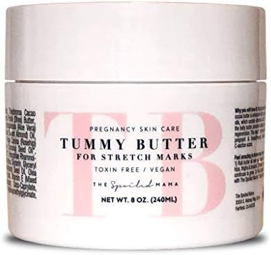 Tummy Butter Stretch Mark Prevention Cream - Safe for Pregnancy - C-Section Scar Lotion for Dry P... | Amazon (US)