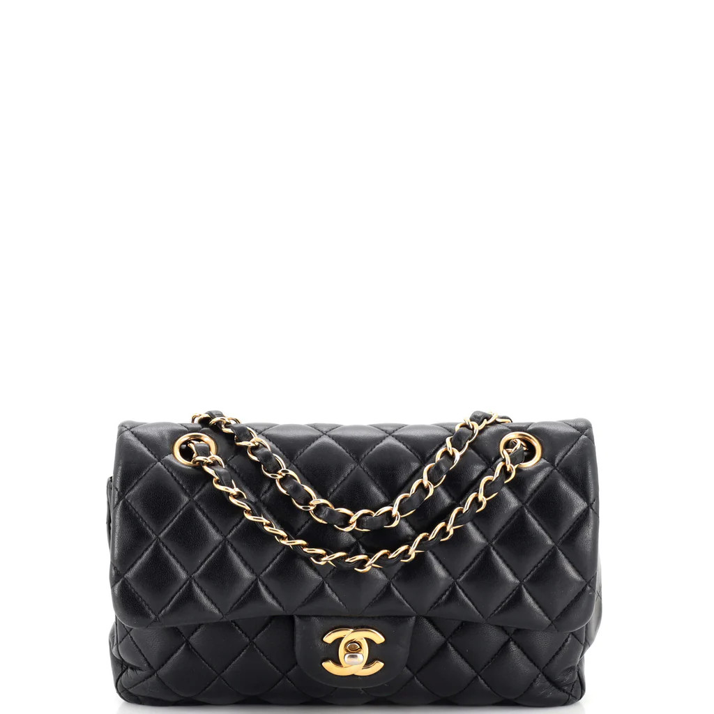 Classic Double Flap Bag Quilted Lambskin Small | Rebag