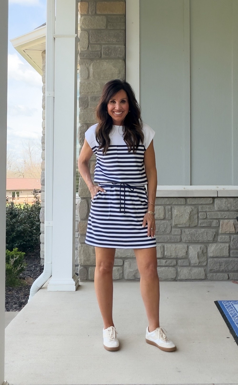 #TalbotsPartner If you like feeling comfortable but still put together… check out these pieces from Talbots. Right now, you can get 40% off 1 regular‑price item + 30% off the remainder of the purchase.

Striped Pocket Tee - XS
Striped Skirt - XS
Half Zip Pullover - Small
Performance Tee - Small
Track Pants - XS

 @talbotsofficial #mytalbots #talbots  @shop.ltk #liketkit

#LTKOver40 #LTKSeasonal