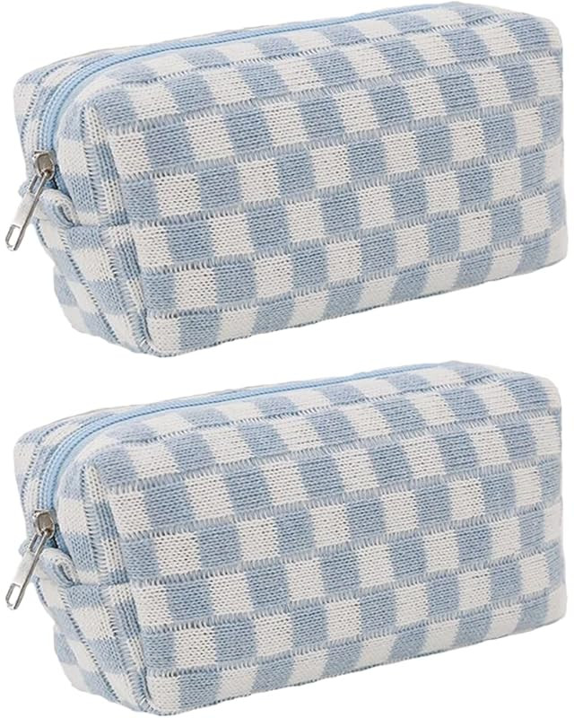 Small Cosmetic Bag Cute Makeup Bag Y2k Accessories Aesthetic Make Up Bag Y2k Purse Cosmetic Bag f... | Amazon (US)