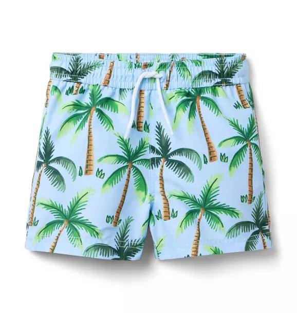 Recycled Palm Tree Swim Trunk | Janie and Jack