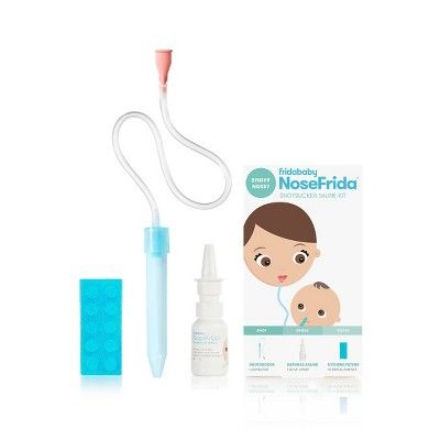 Frida Baby Baby Nasal Aspirator NoseFrida The Snotsucker All-Natural Saline Nasal Spray - 12ct | Target