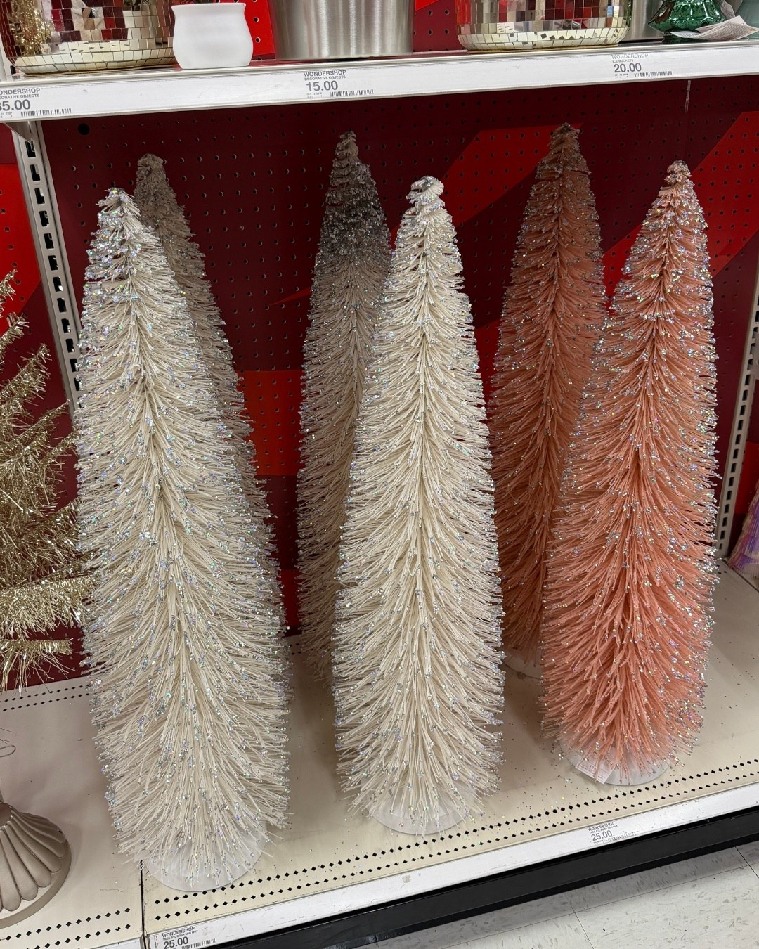 Bottle brush Christmas trees, viral Christmas tree decor, table top decor, target finds, holiday decorations 

#LTKHoliday #LTKHome #LTKSeasonal