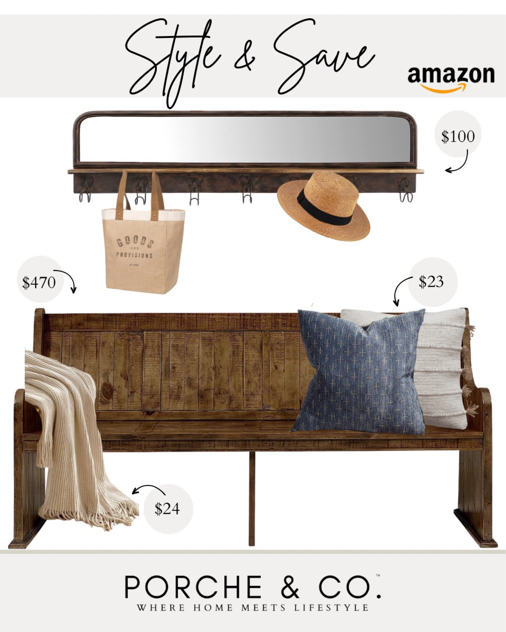 Style and save, entryway styling, entryway decor, Amazon entryway 
#visionboard #moodboard #porcheandco

#LTKhome #LTKFind #LTKstyletip