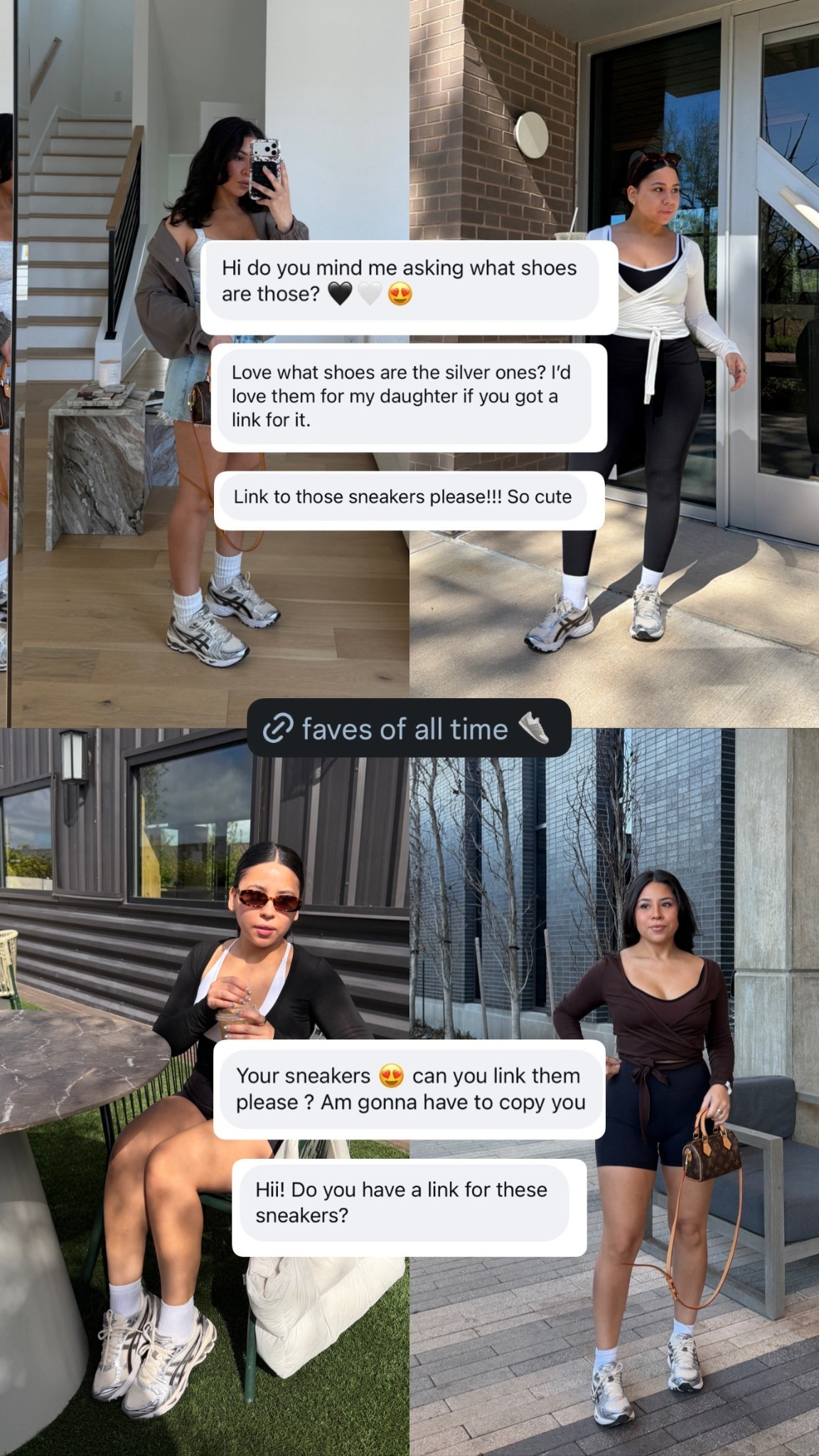 Fave sneakers run tts wearing my true 6.5 women 

#LTKActive #LTKootd #LTKgrwm