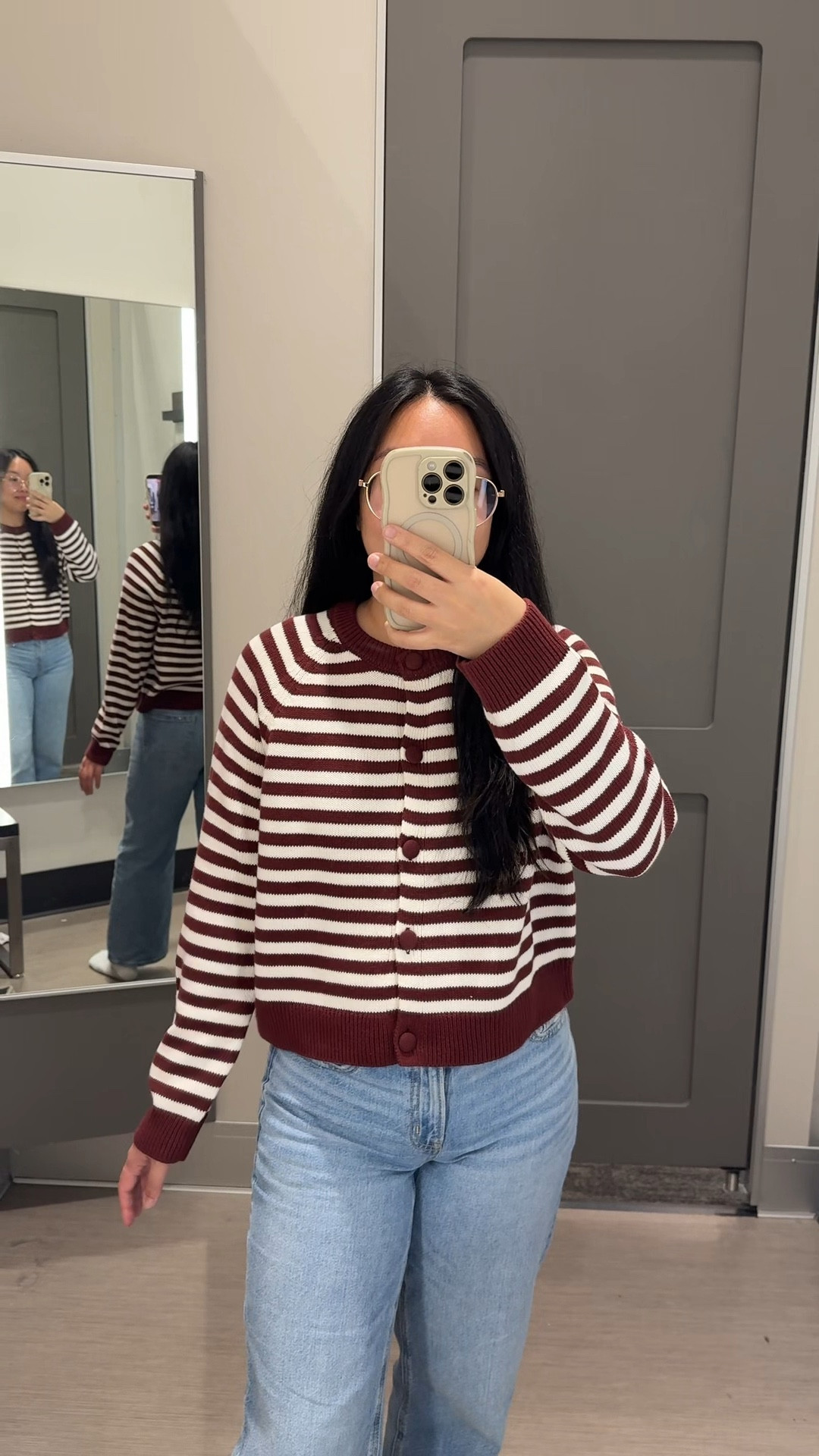 This striped cardigan from Target is SO GOOD! I love when I find 100% cotton items! 

#target #targetfinds #cardigan #cotton #tryon 

#LTKPetite #LTKootd