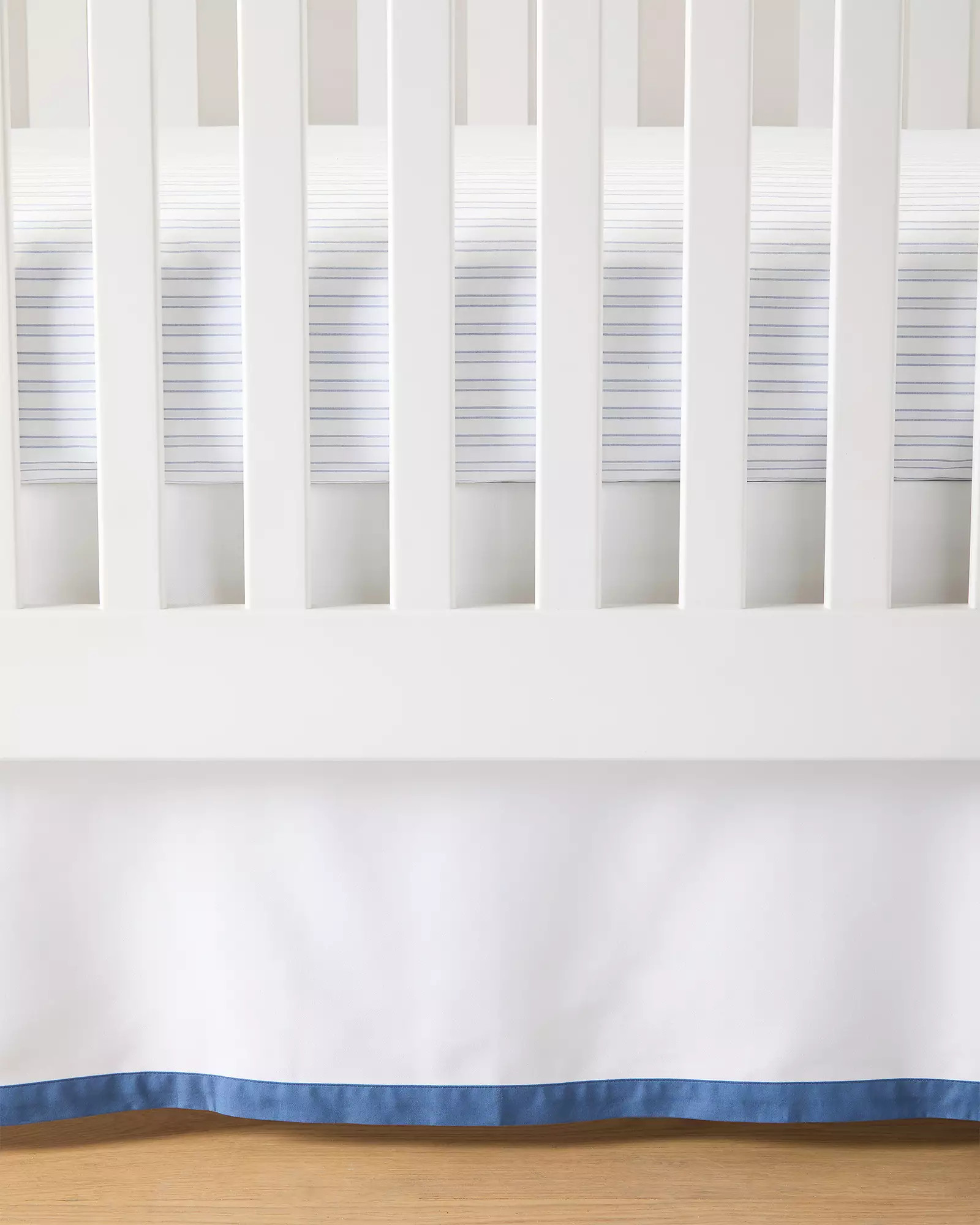 Borderline Crib Skirt | Serena and Lily
