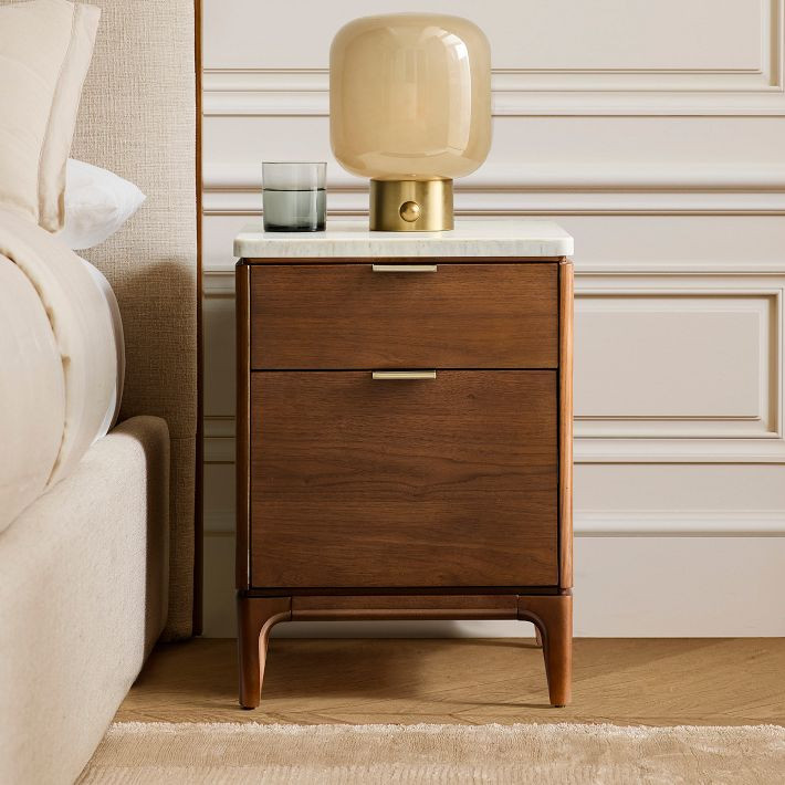 Parker Marble Mini Nightstand (16") | West Elm (US)