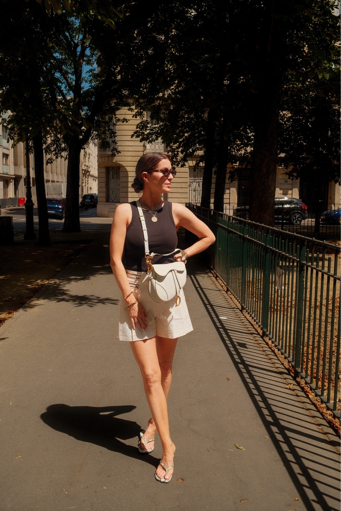 I’m wearing a medium in the top and a shall in the shorts, thus bag comes with me on almost all European trips.

#LTKootd #LTKOver40 #LTKTravel