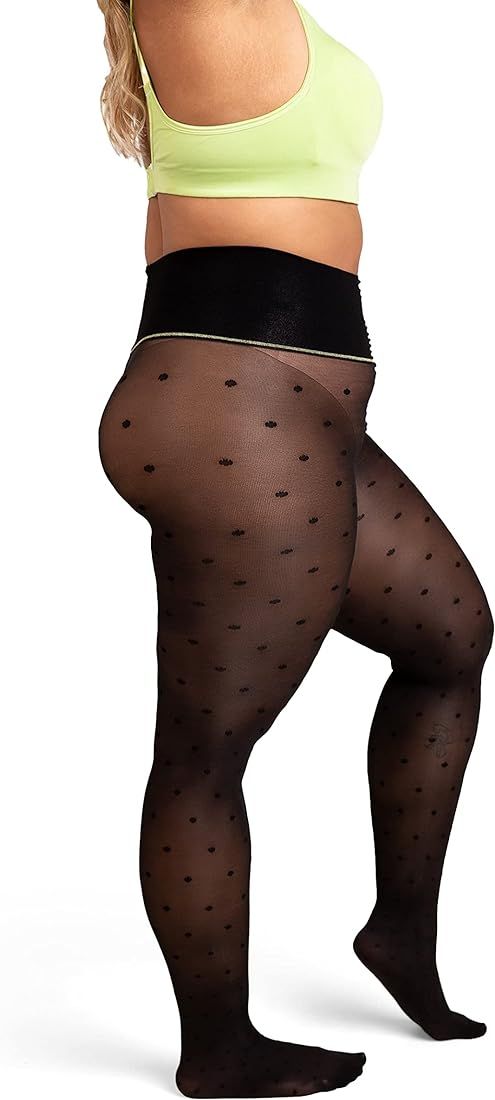 Sheertex Polka Dot Sheer Rip-Resist Tights | Amazon (US)