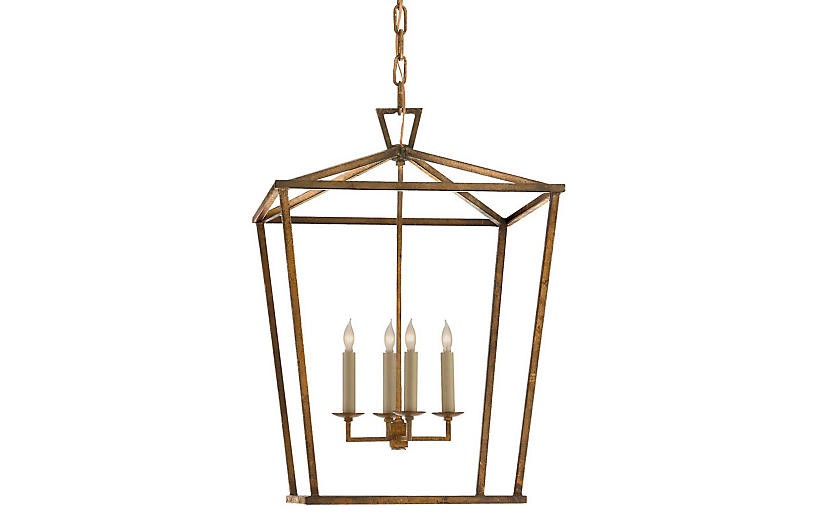 Darlana Lantern, Gilded Iron | One Kings Lane