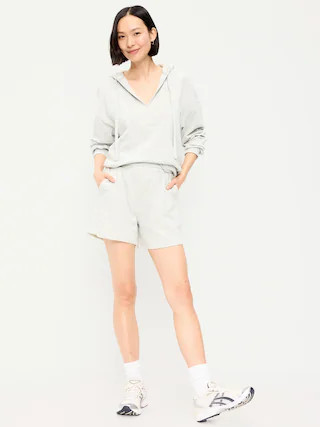 High-Waisted Relaxed Shorts -- 5-inch inseam | Old Navy (US)