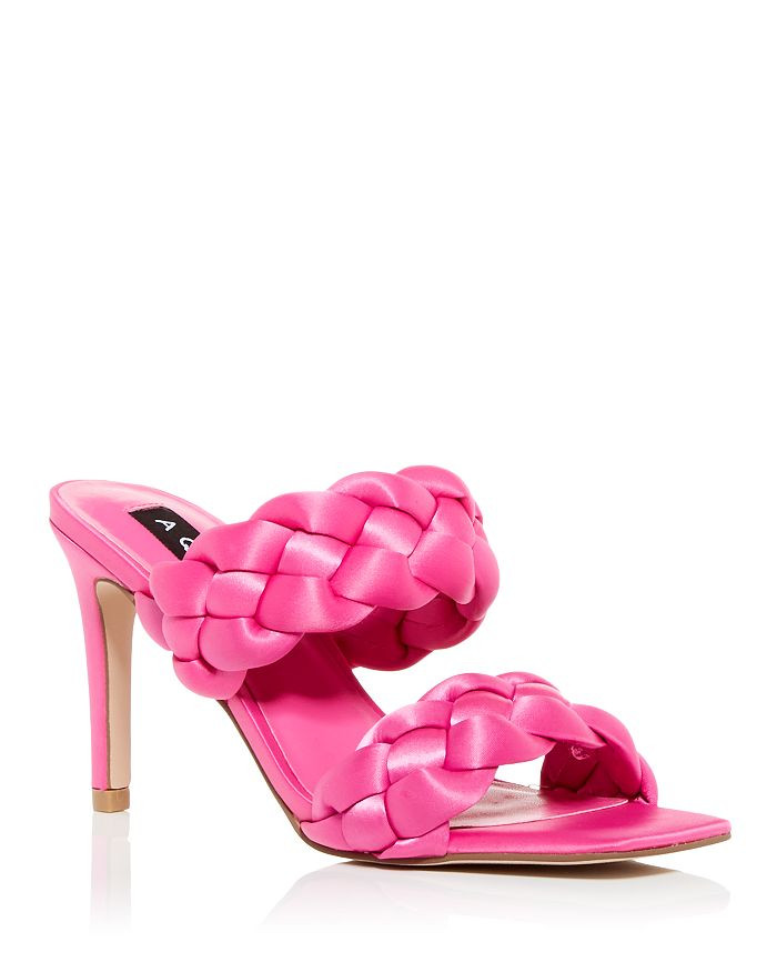 Women's Twist Braided High Heel Slide Sandals - 100% Exclusive | Bloomingdale's (US)