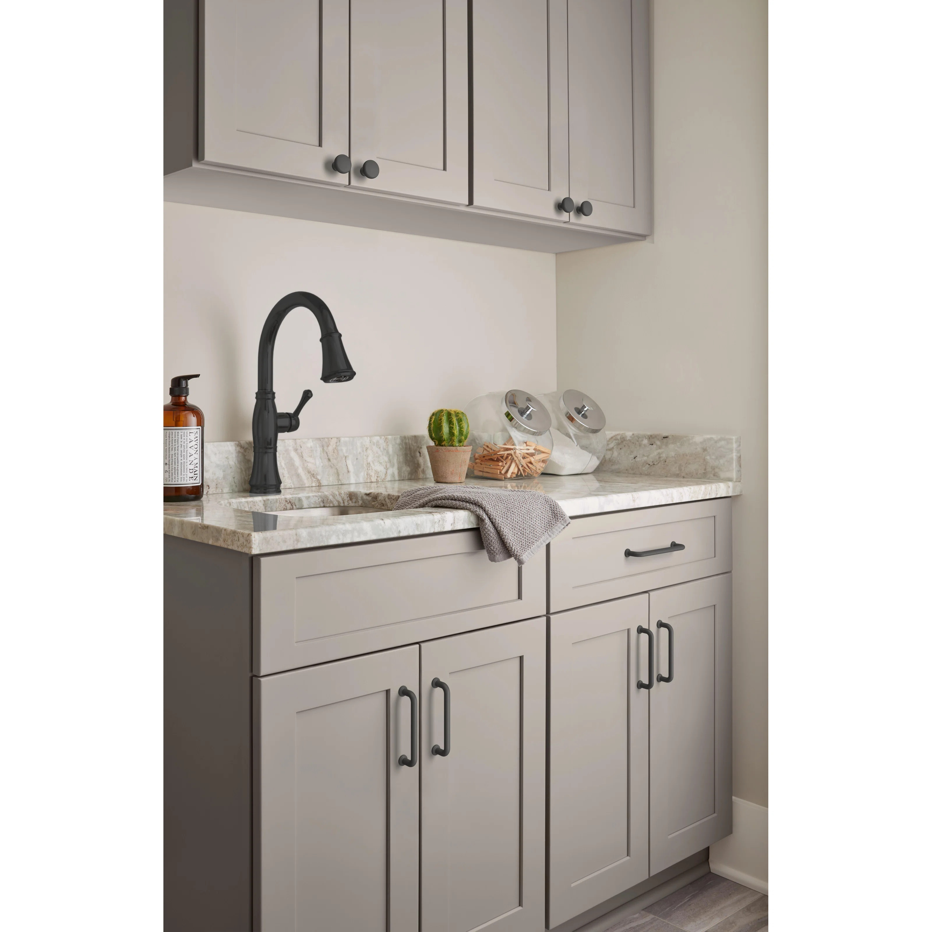 Factor 1-1/4 inch (32mm) Diameter Matte Black Cabinet Knob | Wayfair North America