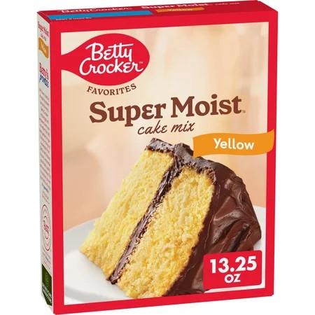 Betty Crocker Favorites Super Moist Yellow Cake Mix, 13.25 oz | Walmart (US)