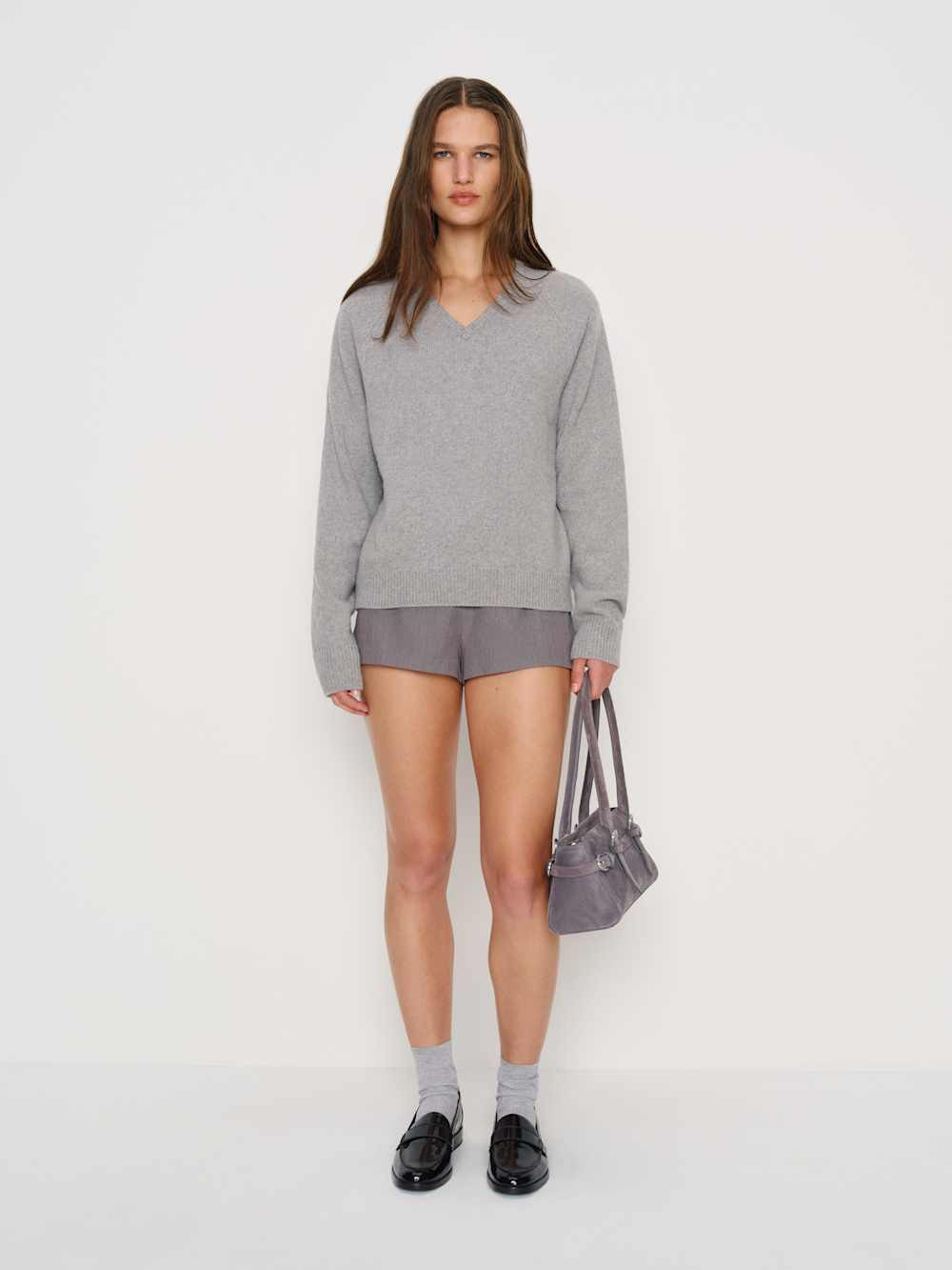 Walton Cashmere V-neck | Reformation (Global)