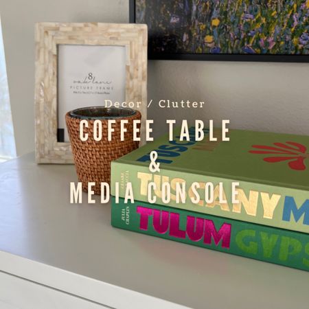 Coffee table and media piece decor wishlist !!!

#LTKhome