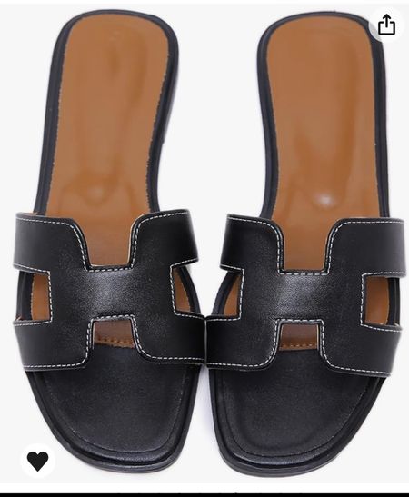 Flat slides sandals ( Hermes inspired) 

#LTKshoecrush