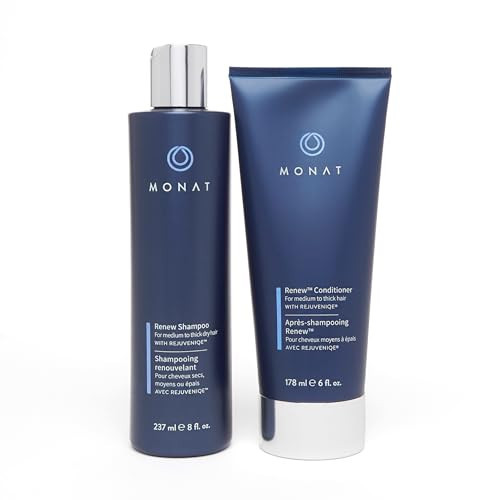 MONAT Renew Shampoo and Conditioner Set Infused with REJUVENIQE For Dry Medium to Thick Hair - Hydrating Hair Care | Sulfate-Free, Paraben-Free | Moisturizing & Nourishing for Healthy Shine | Amazon (US)