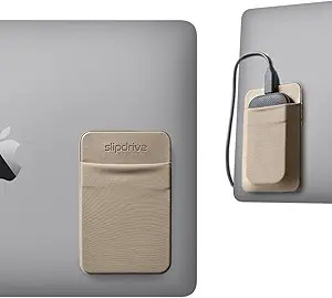 Portable Hard Drive Sleeve for Laptop - SSD Solid State Drive - Reusable Adhesive - 5” x 3.2”... | Amazon (US)