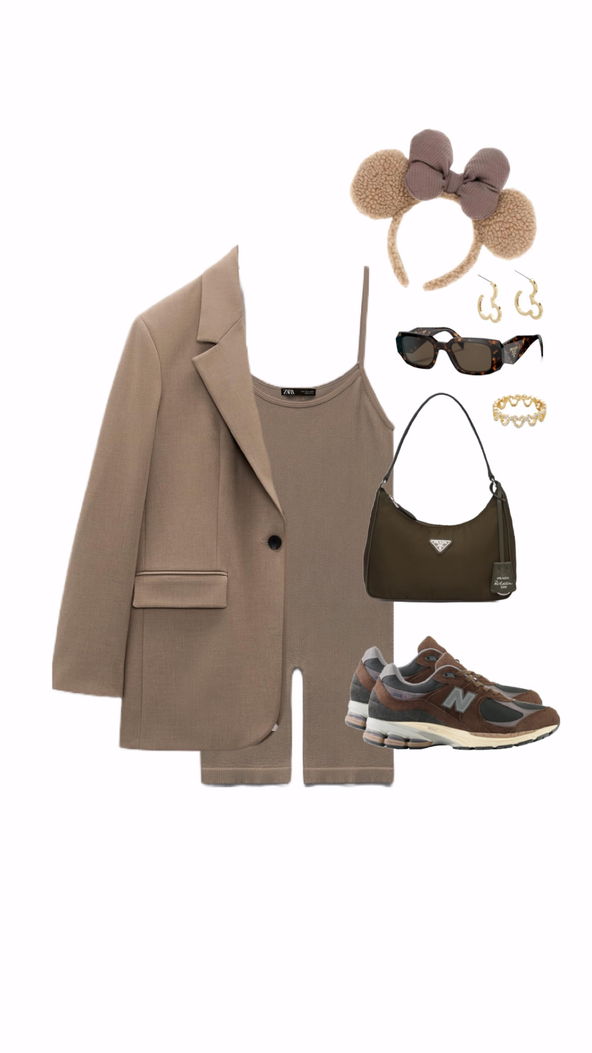 Neutral Disney outfit 🤎
clean girl aesthetic 

Blazer & Romper from Zara 

#LTKU #LTKSeasonal #LTKstyletip