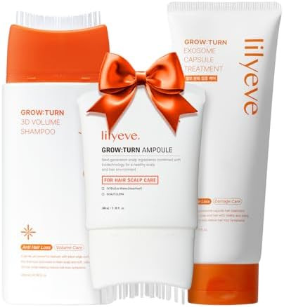 lilyeve GROWTURN Scalp Revitalize Routine for Hair Growth - Hair Serum 3.38oz & Shampoo 6.76oz & ... | Amazon (US)