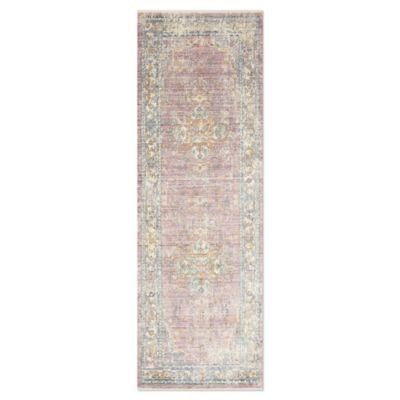 Magnolia Home by Joanna Gaines Ophelia 2'6 x 8' Runner in Berry/Multi | Bed Bath & Beyond