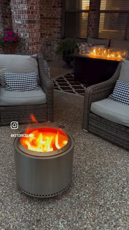 Walmart fire pits.  Great holiday gift ideas! #walmartpartner 

#LTKHoliday #LTKGiftGuide #LTKSeasonal