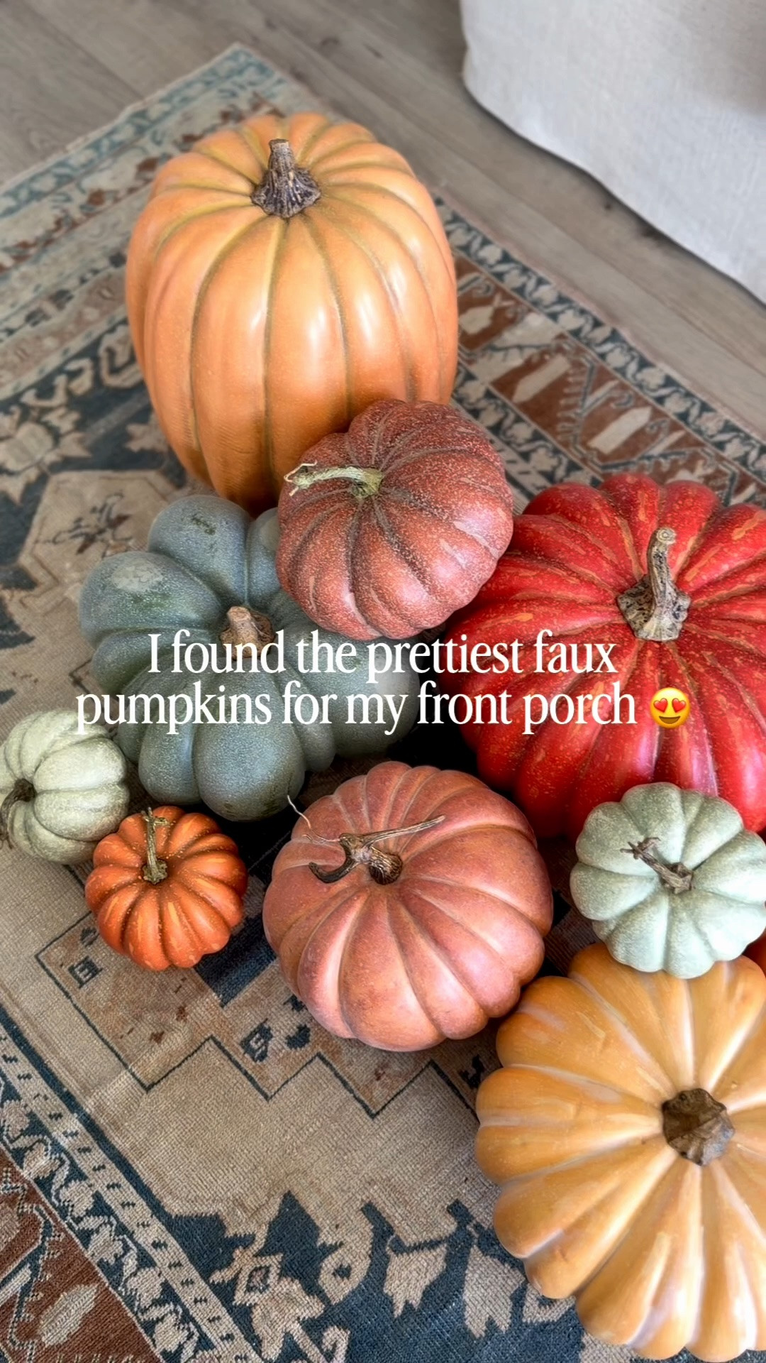 I found the prettiest faux pumpkins for our front porch and they’re on SALE 👏🙌 I love that these look realistic and have the prettiest muted colors. The larger sizes are huge!

#falldecor #boujeeonabudget #pumpkins

#LTKHome #LTKSaleAlert #LTKSeasonal