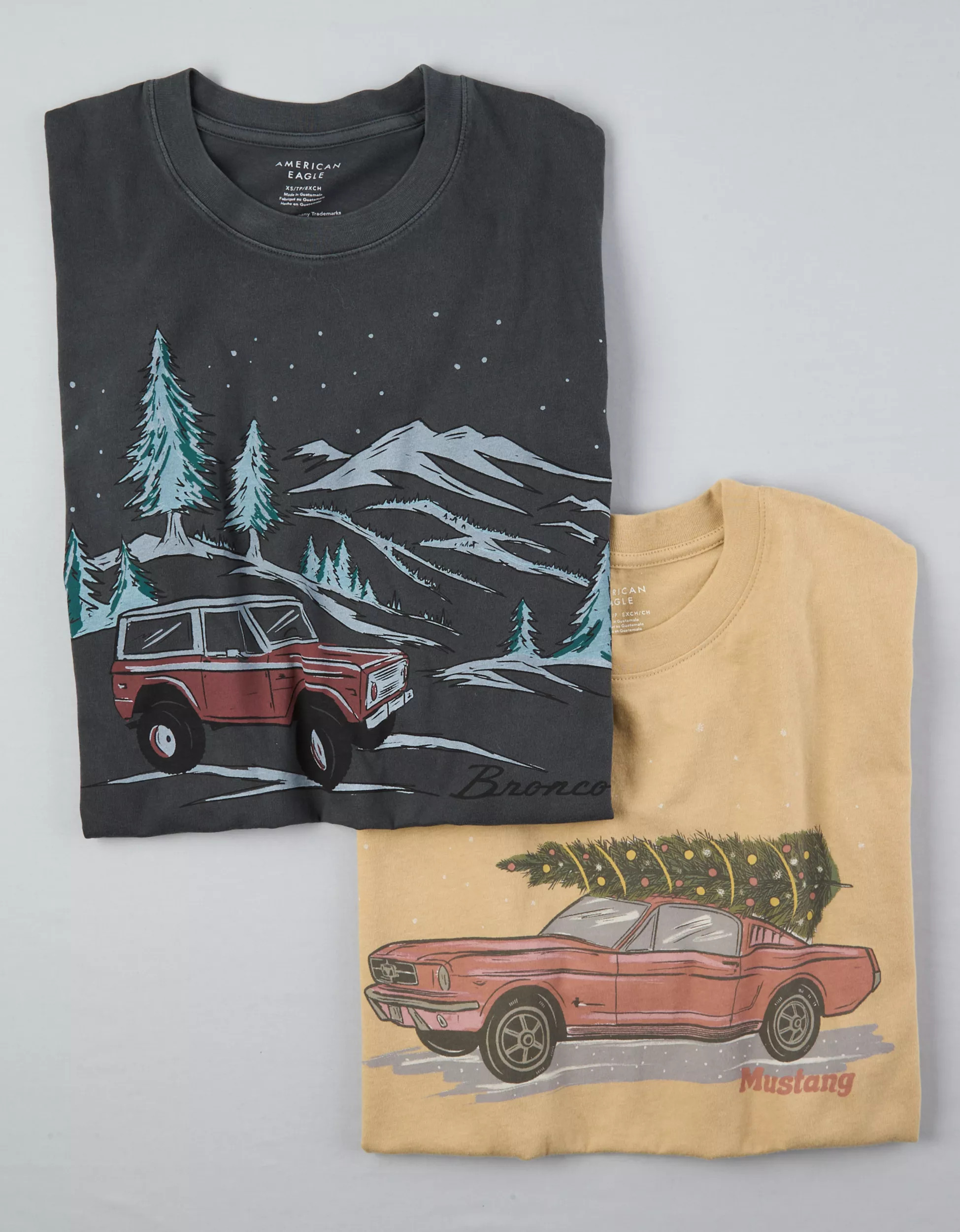 AE Oversized Holiday Ford Graphic T-Shirt | American Eagle Outfitters (US & CA)