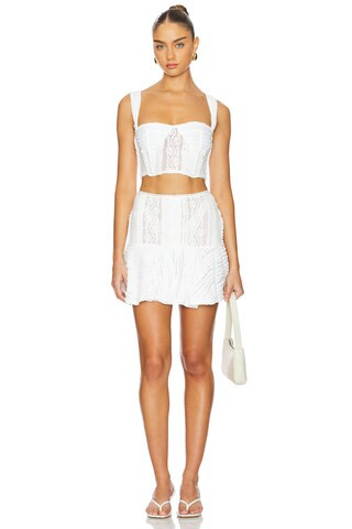 Charo Ruiz Ibiza Bia Top in White Tannis from Revolve.com | Revolve Clothing (Global)