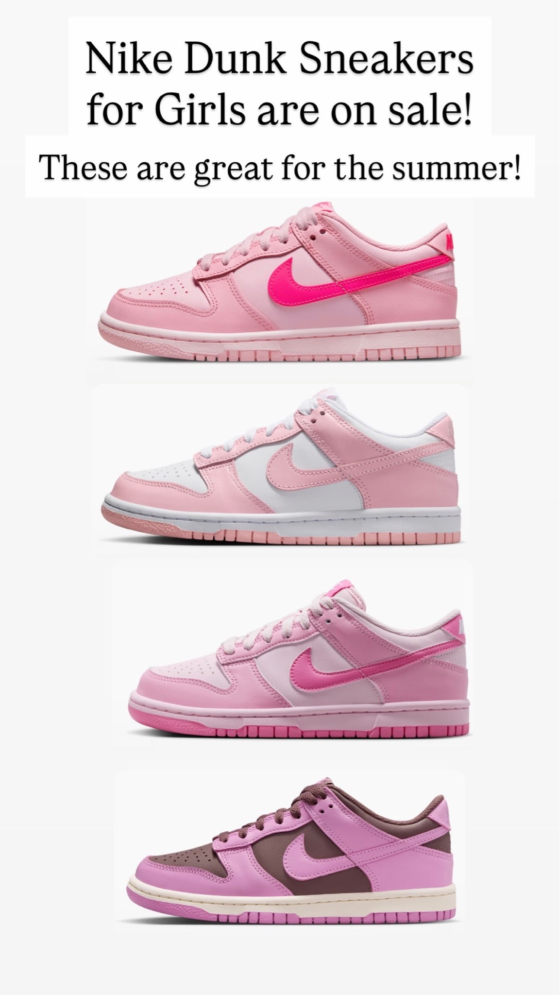 Cute Nike dunk sneakers for girls on sale right now! My daughter is obsessed with these!

#LTKSaleAlert #LTKKids