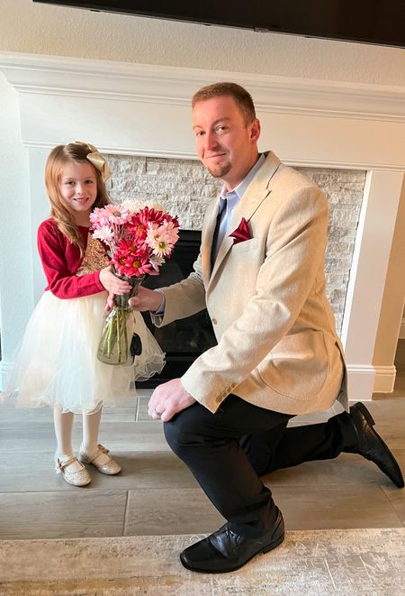 First ever Father-Daughter Dance was the sweetest day! ♥️ Sharing Brynn and Drew’s outfits. 

Brynn’s Dress: I bought 2 years ago from Amazon and thankful it still fits! It comes in rose gold, gold, champagne, and other colors! She is wearing a 5T for reference. I took off the bow on the back for comfort. 

Drew’s outfit: Tan Sports Coat and black slacks are from JC Penney! His coat is on major SALE! This color is amazing for a Spring wedding or any special occasion! 

#LTKfamily #LTKstyletip #LTKkids