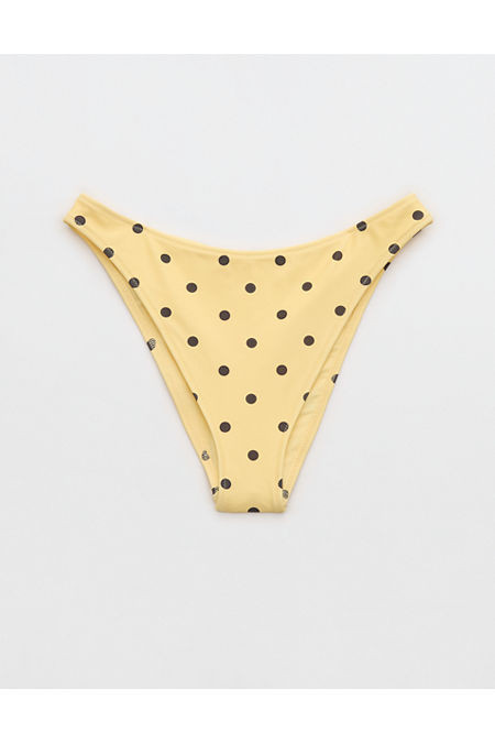 Aerie Mid Rise Cheeky Bikini Bottom Women's Citron XXS | American Eagle Outfitters (US & CA)