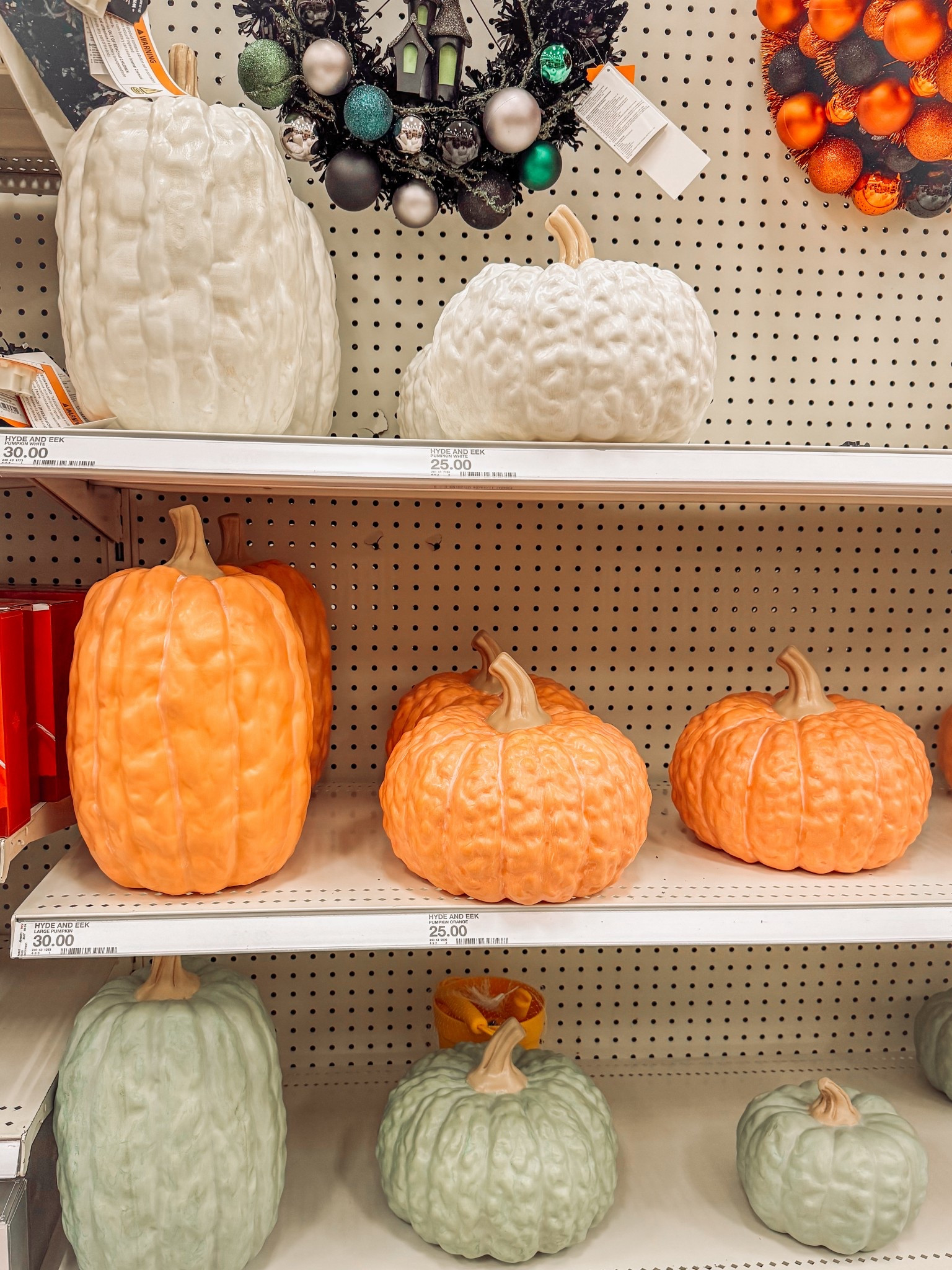 These fake pumpkins look really realistic!!! Love the pastel colors too! 

#LTKSeasonal #LTKHome #LTKFindsUnder50