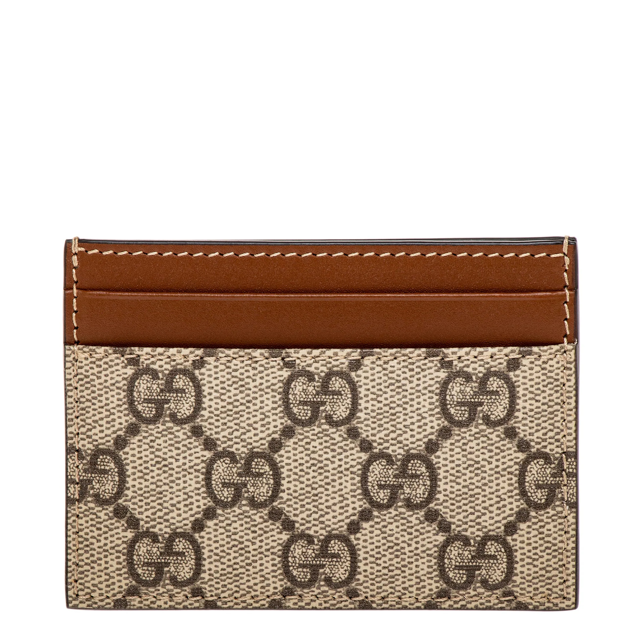 Gucci GG Supreme Card Case - Overstock - 42712623 | Overstock