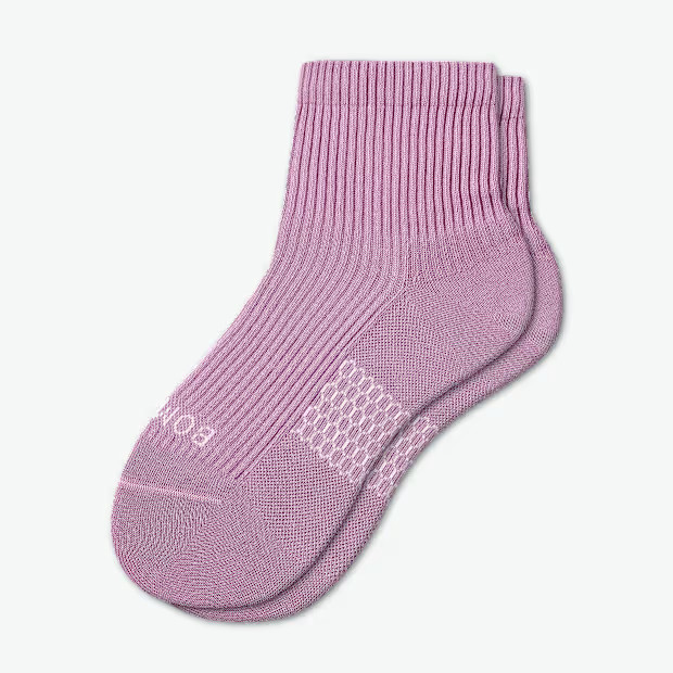Women's Hybrid Ribbed Quarter Socks | Bombas