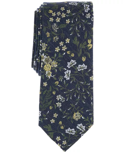 Bar III Men's Luray Floral Tie, Created for Macy's - Macy's | Macy's