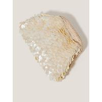 Monsoon Saya Shell Clutch Bag - Natural | Very (UK)