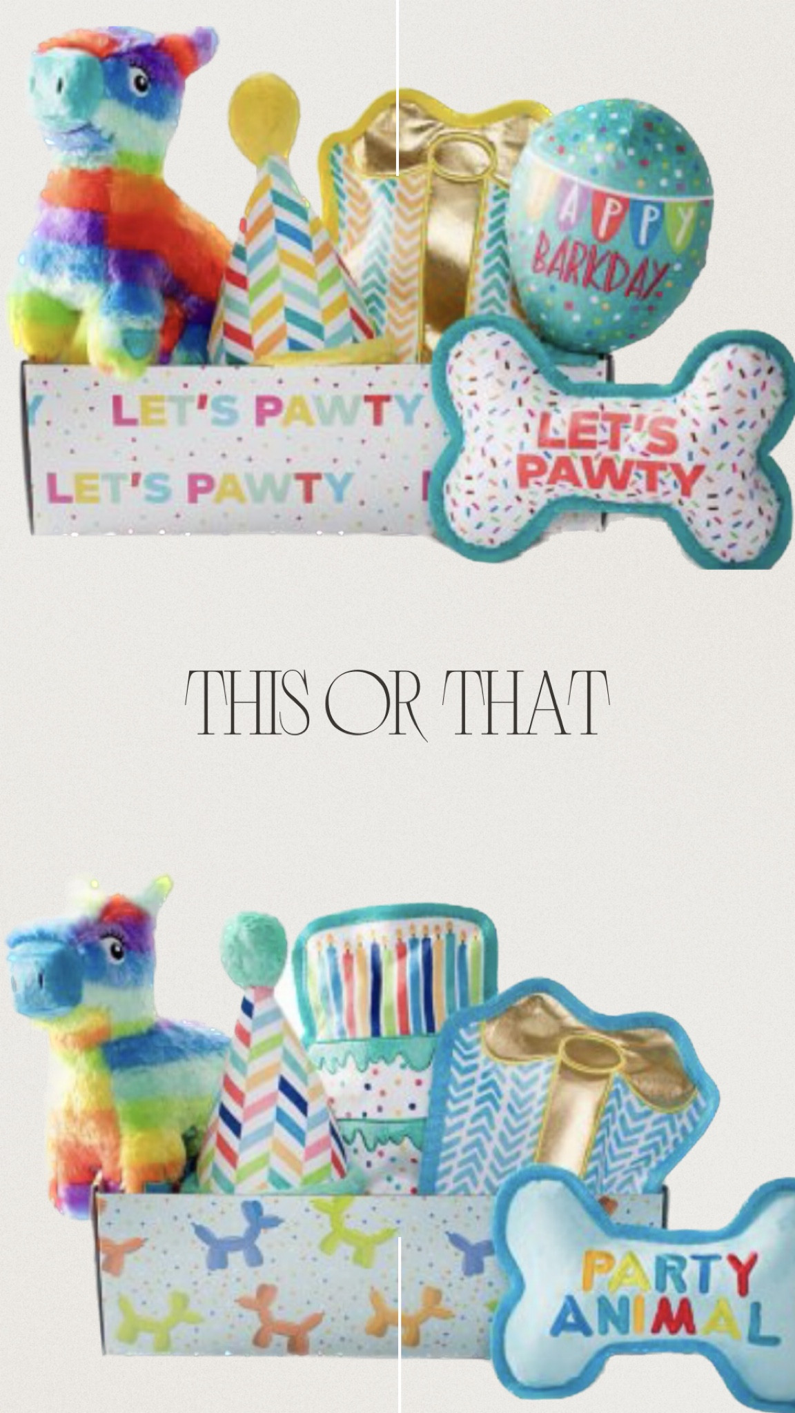 The best gotcha day/ birthday present box for your dog 
Dog toy
Birthday
Gotcha day 

#LTKsalealert #LTKSeasonal #LTKGiftGuide