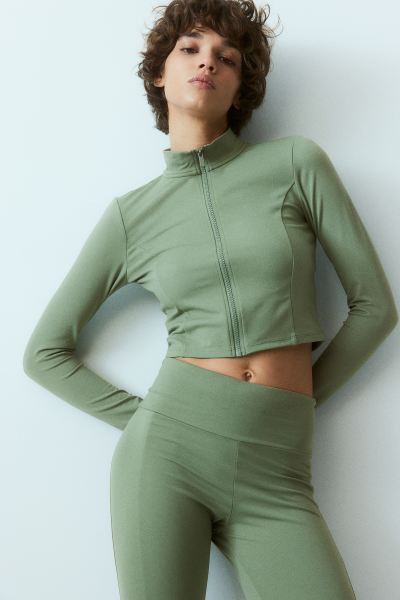 Zip-front Top | H&M (US + CA)