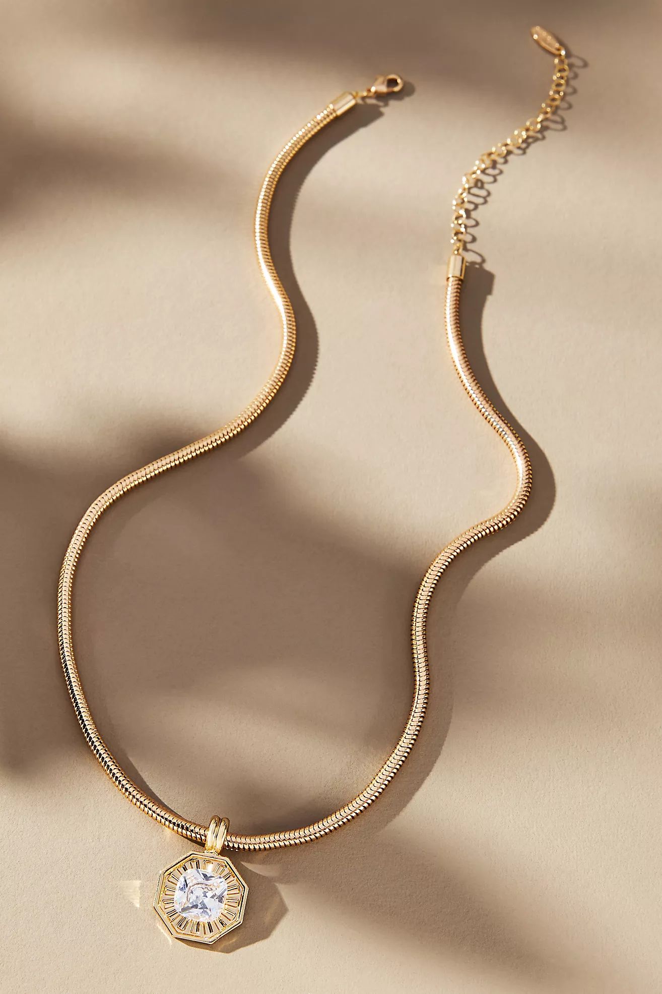 Round Chain Pendant Necklace | Anthropologie (US)