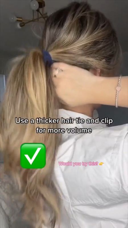 Easy ponytail hack you’ll love!  Great option when you’re in a rush or need to elevate a simple hairstyle😘

#hair #hairmusthaves #workhairstyles #momlife

#LTKbeauty #LTKstyletip #LTKFind