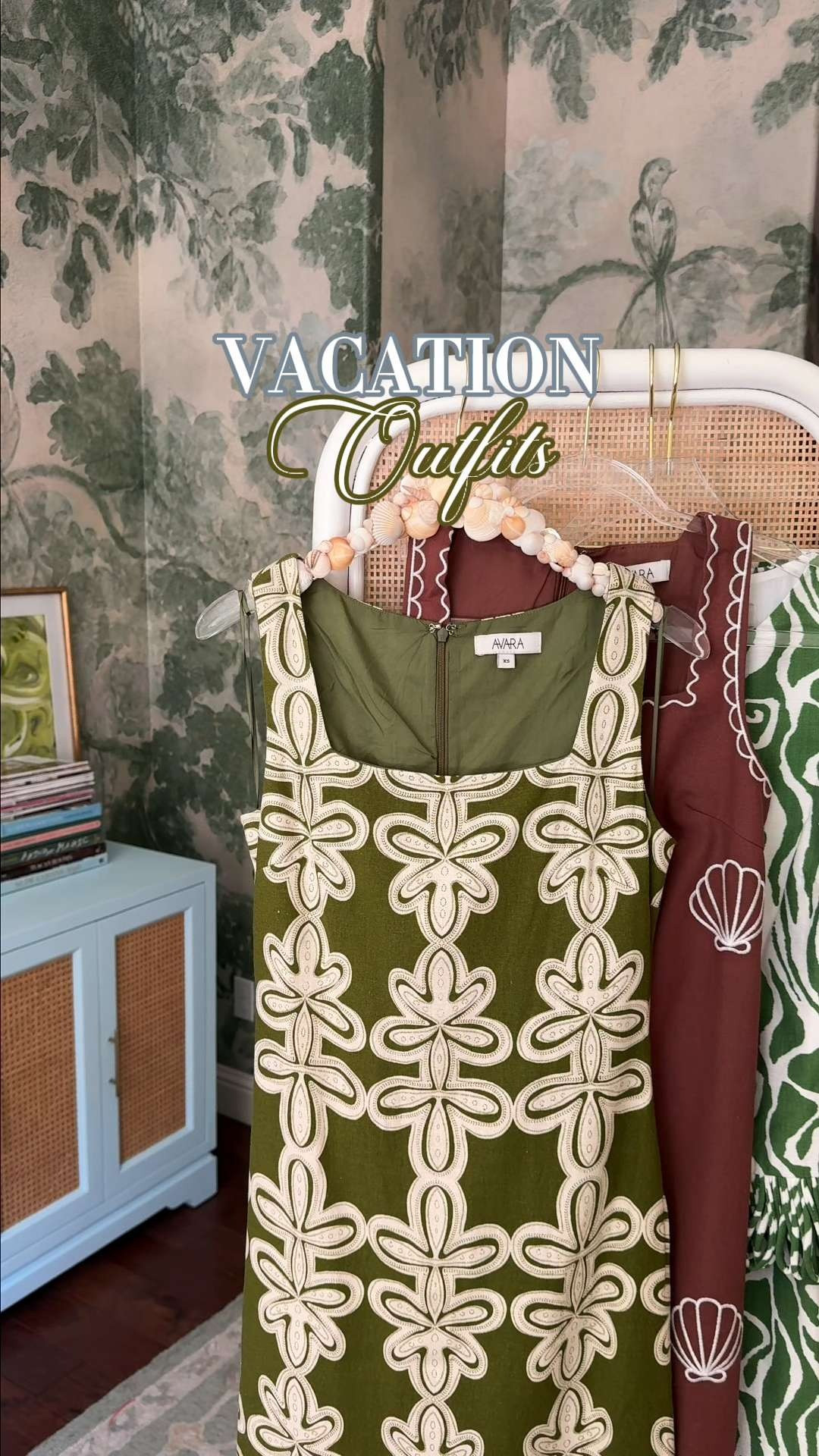 Packing ideas for your next vacation! Comment SHOP for all the item details. @shopavara 

The shell embroidery makes me want to book a trip somewhere oceanside. And how cool is that fringe on the green and white set? So luxe but affordable. Everything fits true to size. 


#Avaranista #AvaraPartner 
 

 #LTKgrwm #LTKOver40 #LTKTravel