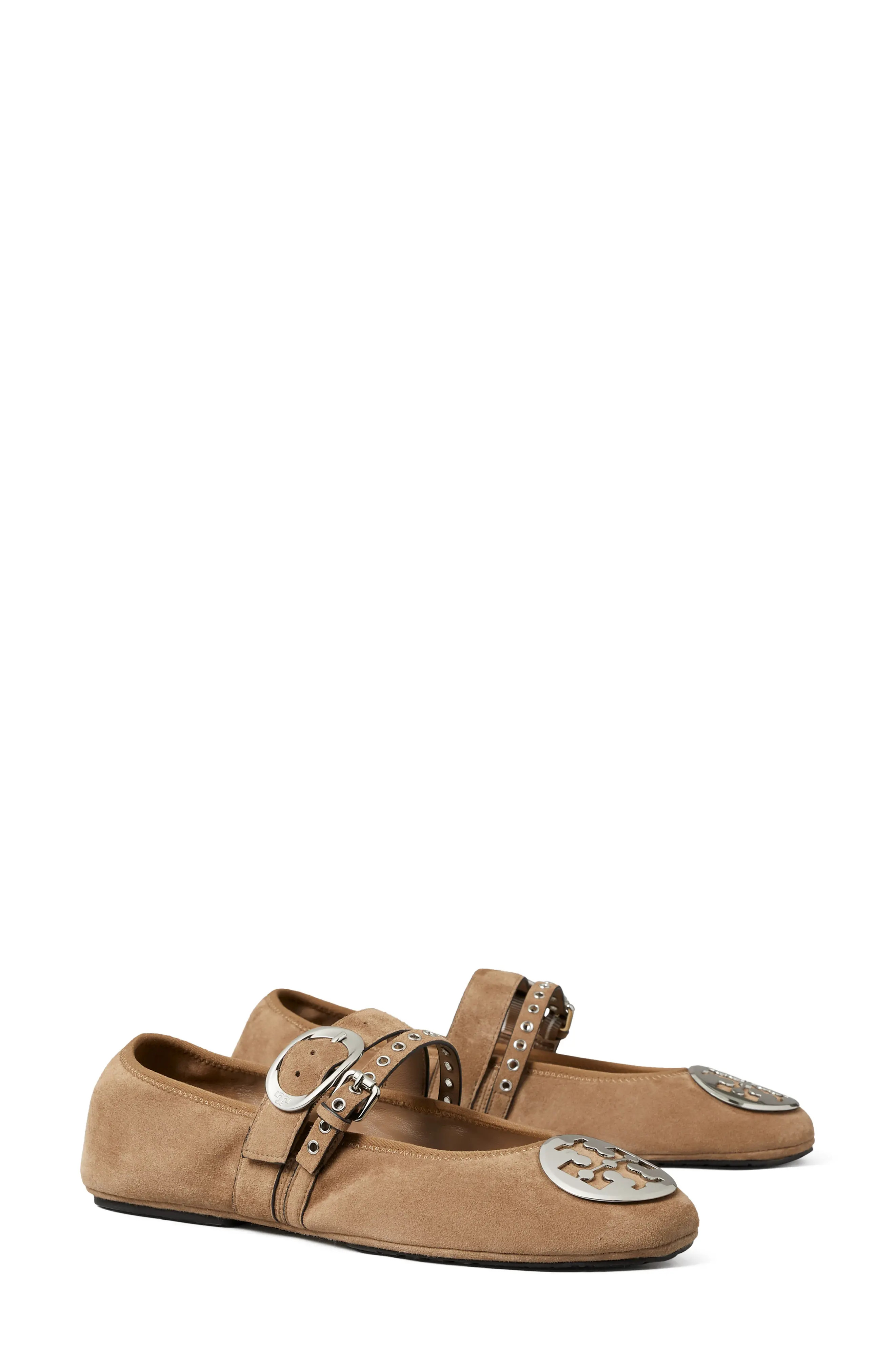 Tory Burch Reva Punk Travel Ballet Flat (Women) | Nordstrom | Nordstrom