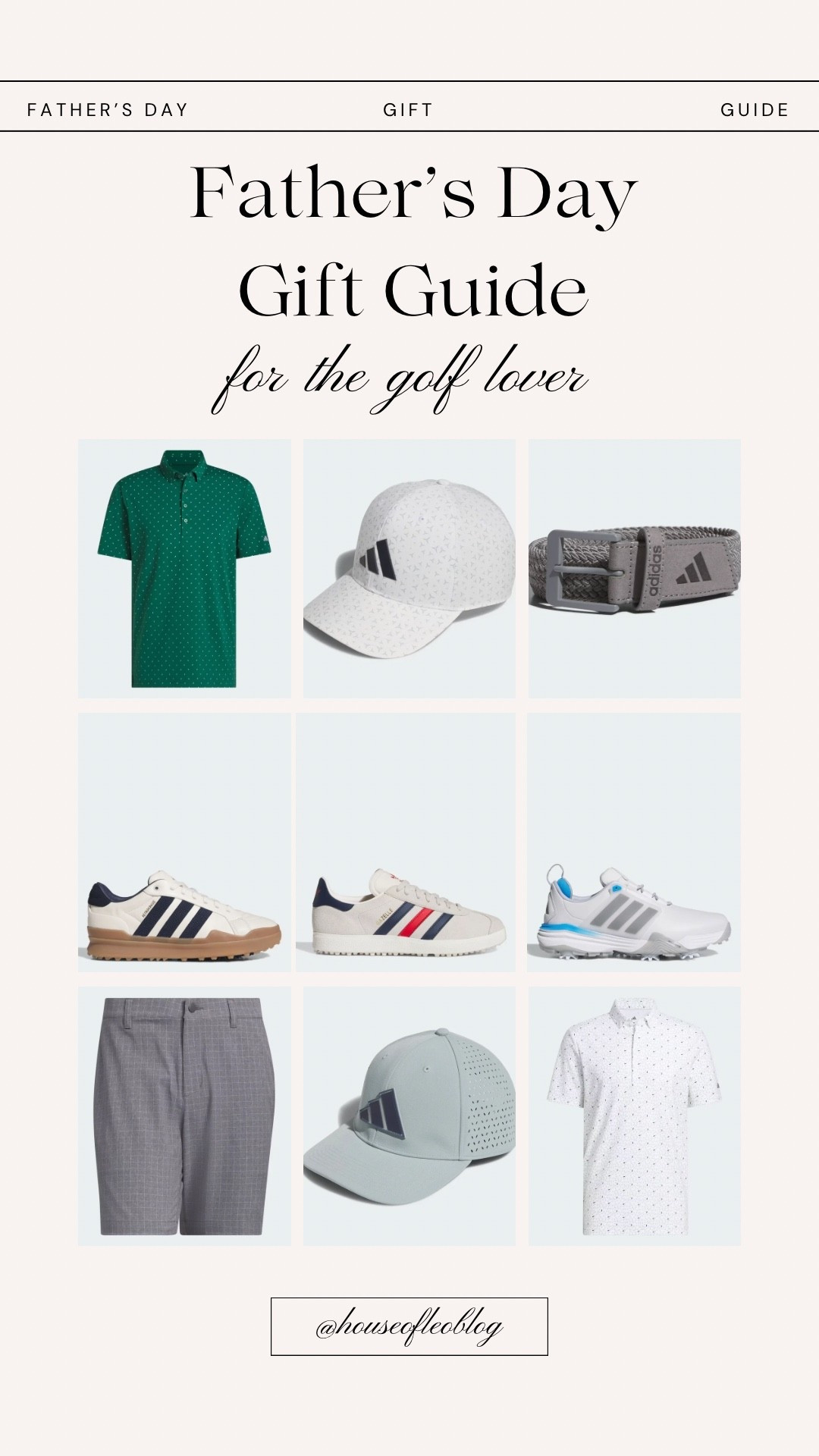 Father's Day gift ideas straight from the source. So many good gift from @adidas. Erik takes his golf and gym gear very seriously. I usually help pick his things but I gotta say, he did good all on his own. Still can't get over how far golf shoes have come. From golf gear to gym gear and beyond, @adidas has a ton of great gifts for dads this year. Guess I should treat him to a round of golf so he can sport all his new finds! #adidaspartner #createdwithadidas

CODE: SCORE (on eligible items). Gifts for men, Father’s Day gifts, adidas, golf gifts

#LTKSaleAlert #LTKMens